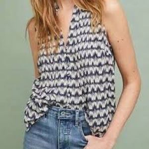Anthropologie Maeve Sleeveless Ikat Tank